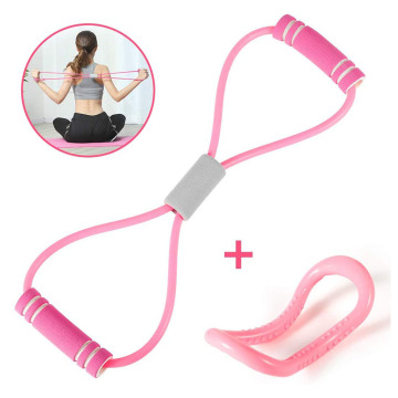 Yoga Pull Rope Pilates Ring Resistance Bands Set Workout Exercise Band Fitness Equipment for Home Gym Back Therapy Training Kit