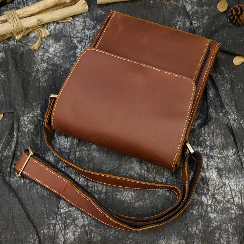 MAHEU Genuine Leather Man Bag Shoulder Bags Cow Skin Mens Casual Crossbody Bag Messenger Bag cross shoulder bag men leather