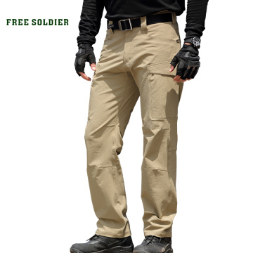 FREE SOLDIER outdoor sports tactical military men's hiking pants multi pockets camping climbing pants