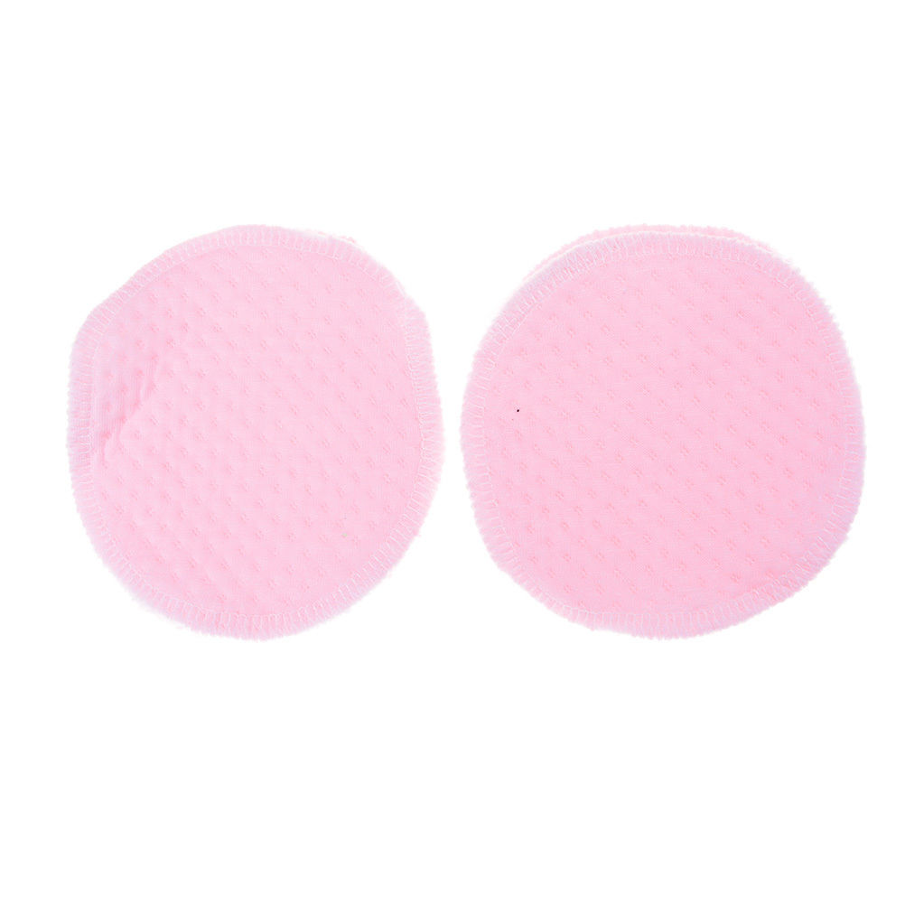 6Pcs Soft Cotton Absorbent Mom Mother Baby Breast Feeding Nursing Pads Bra Inserts Supplies Random color Reusable Washable