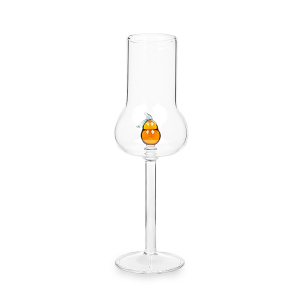 Bar hand blown borosilicate glass wine goblet cup