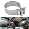 ESPEEDER Universal 3 Inch High Strength Butt Joint Stainless Steel Exhaust Clamp Band Kit 3.0'' Auto Turbo Pipe Clips