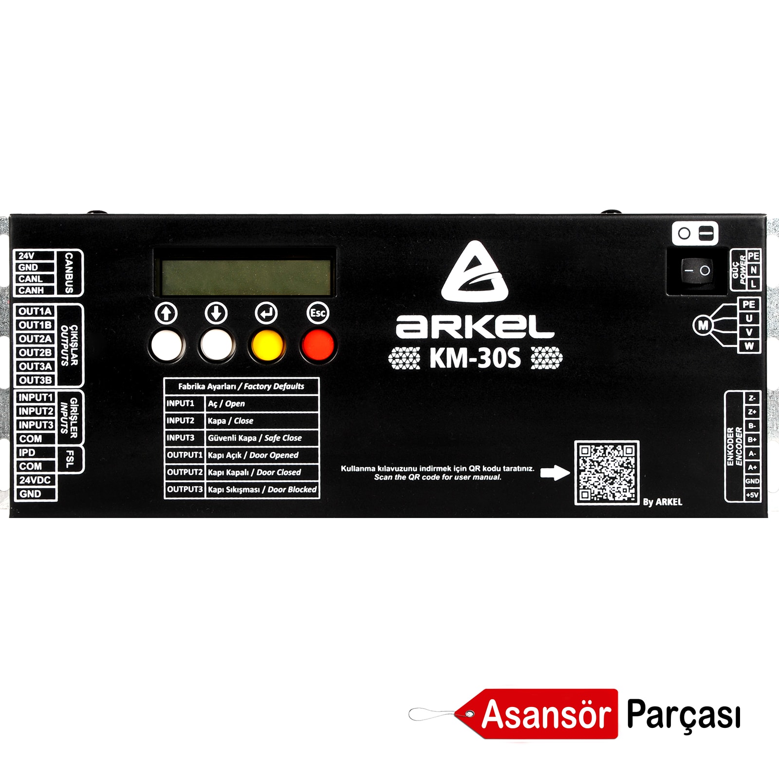 ELEVATOR DOOR CONTROL SYTEAM CARD ARKEL KM 30 SERİES