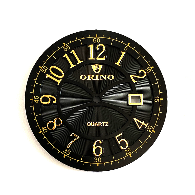 black watch dial