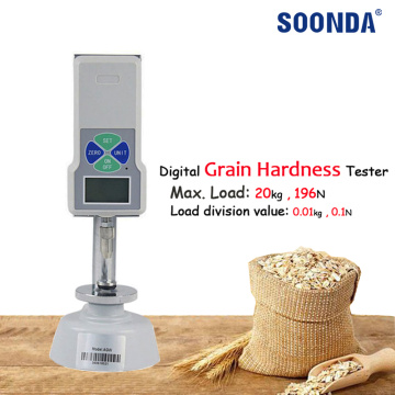 Auto Digital Grain Hardness Tester Feed Pellet Soybean Wheat Rice Hardness Tester Scientific And Agricultural Research Usage