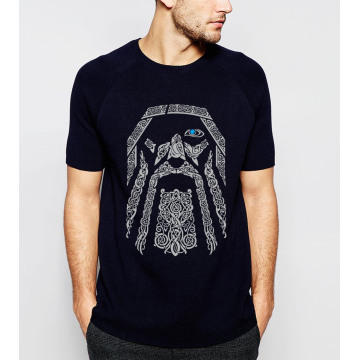 Hot Sale Odin Vikings T-Shirt Men 2019 Summer Round Neck T-Shirts Cotton Men's Tshirt Fitness Loose Fit Tee Shirts Streetwear