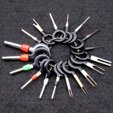 Hot Sales 18Pcs/Set Car Electrical Terminal Remove Key Tool Set Key Pin Car Electrical Wire Crimp Connector Extractor Hand Tools