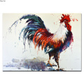 SEVENTHART Abstract Rooster Watercolor Oil Painting on Canvas Wall Picture Art Animal Modern Cuadros Decoration For Living Room