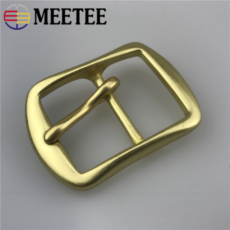 Solid Brass Belt Buckle For Men Metal Pin Buckles for 34-35mm Belts Head Waistband DIY Leather Craft Accessories