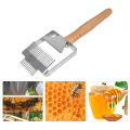 17-pin Cut Honey Fork Honey Scrapper Honeycomb Scraper Stainless Steel Honey Scrapping Tool Honey Uncapping Fork