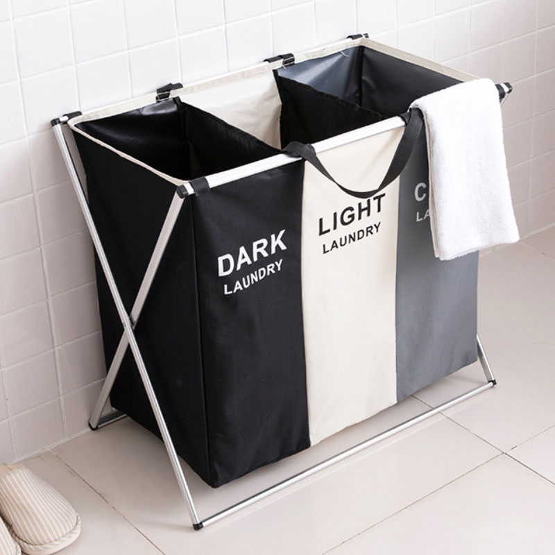 Large Laundry Basket Foldable Sorter Dirty Clothes Laundry Hamper Collapsible Home Organizer Toys Storage Clothes Basket