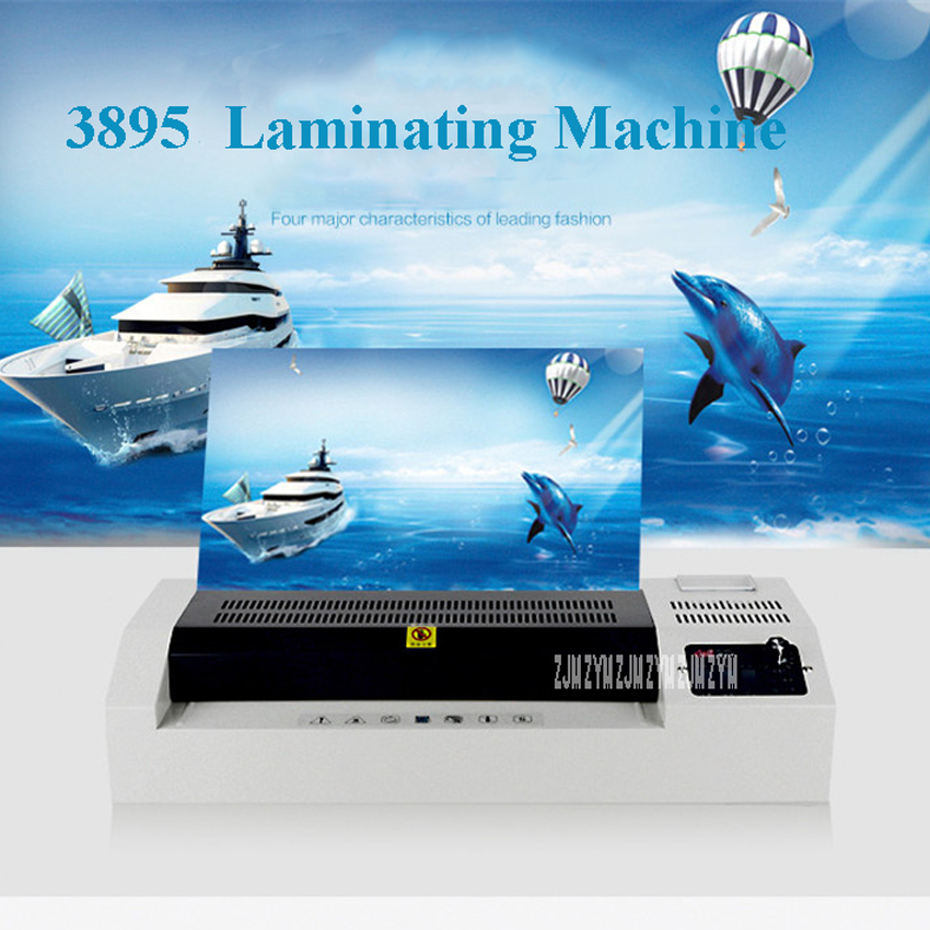 3895 Laminating machine office gluing machine photo presses A3 household plastic laminating machine photo Laminator 220V/600W