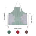 Dropship Home Cooking Kitchen Apron Side Wipes Waterproof Adjustable Buckle Oxford Cloth Big Pocket Apron Tool Aprons For Woman