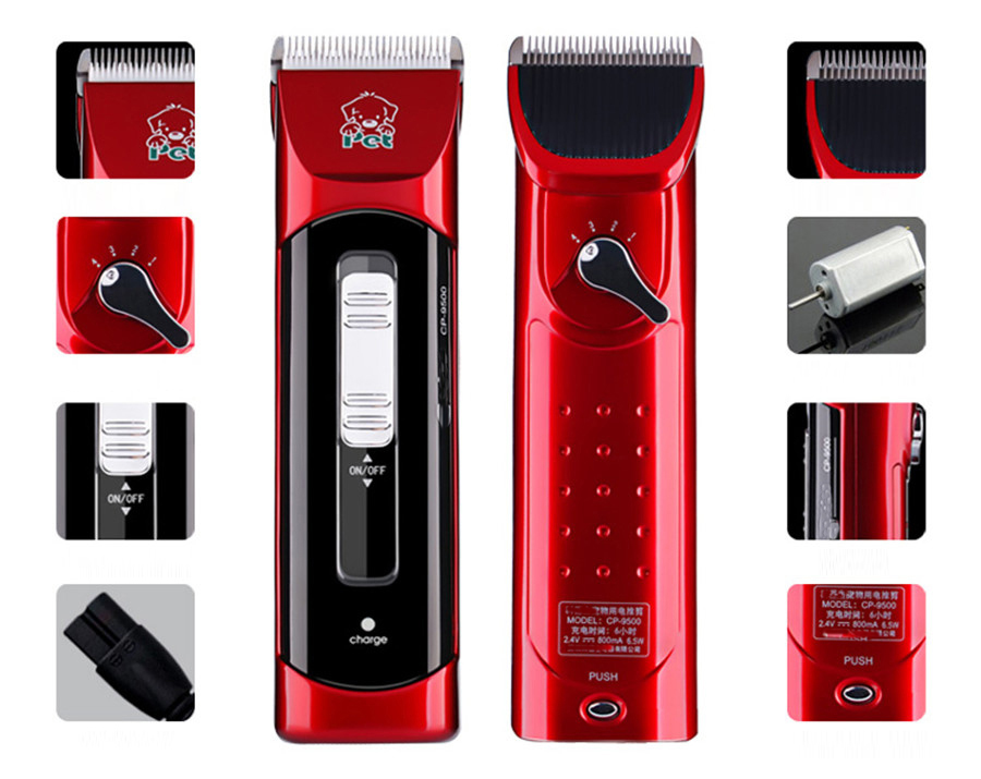 CP-9500 Pet Clipper Machine Pet Hair Trimmer Animals Grooming Clippers Professional Shaver Dog Cat Electric Hair Cutter