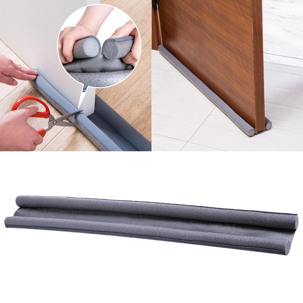 Draught Excluder Door Bottom Seal Strip Soundproof Noise Blocker Self Adhesive Sealing Strip