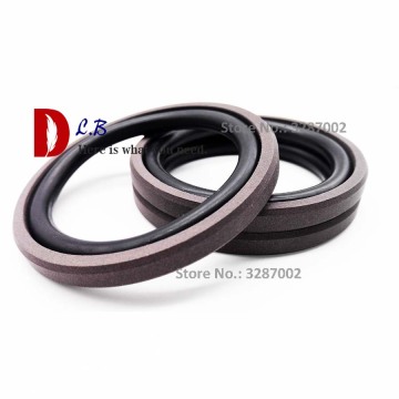 SPGO PTFE Piston seal OD = 60 mm -170 mm hydraulic seal Glyd ring PTFE +Bronze and NBR Orings GSF Gasket