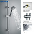 GAPPO 1Set High quality Wall Mounted Hand Shower set Stainless steel Slide Bar with 5Mode hand held shower in 1.5M hose GA8006