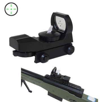 Tactical 20mm Rail Riflescope Green Dot Sight 4 Reticle Optics Holographic for Rifle Gun Pistol Scope Hunting Accessories