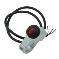 12V Waterproof 7/8" 22mm Motorcycle Handlebar Control Switches Mount Headlight Hazard Brake Fog Light ON OFF Switch Button
