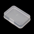 Rectangle Plastic Storage Box Jewelry Display Organizer Card Case Hardware Accessory Container Electronic Components Tool Holder