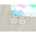 100pcs/lot Cosmetic Contact Lenses Box Contact Lens Case for Eyes Care Kit Holder Container Wholesale