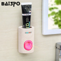 BAISPO Automatic Toothpaste Dispenser Dust-proof Toothbrush Holder Wall Mount Stand Bathroom Accessories Set Toothpaste Squeezer