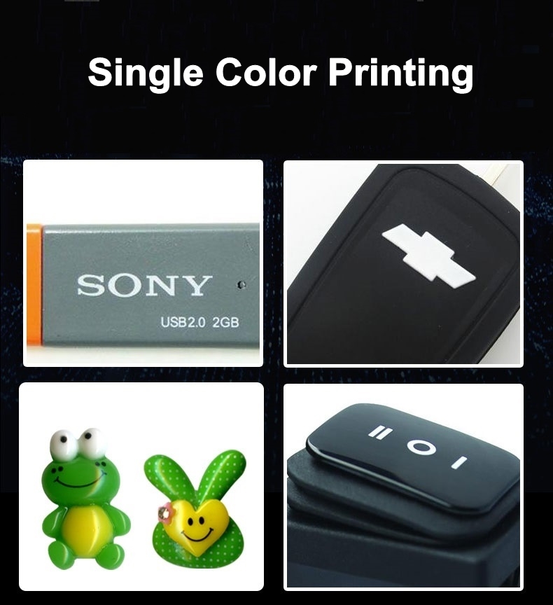LY-380 100W Electric Round Pad Ink Printer Printing Machine with Rubber Pad steel mould for Product Date Logo Print