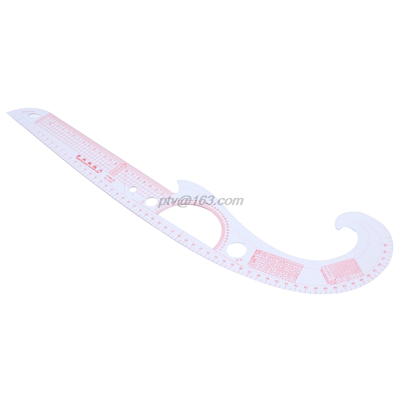 Multi-function Curved Metric Ruler 52cm for Making Tailor Sewing Tool Plastic