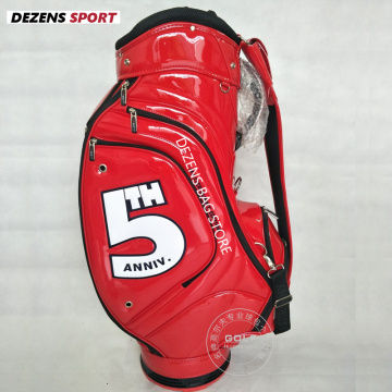 DEZENS NEW Red/Blue waterproof PU Glof Bag Japanese golf standard bag