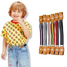 15 Styles Child Buckle-Free Elastic Belt No Buckle Stretch Belt for Kids Toddlers Adjustable Boys and Girls Belts