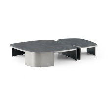 High quality rock plate metal end table