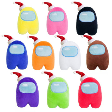 10pcs/Lot 10cm Soft Plush Among Us Plush Toy Among Us Game Plushie Toy with Music Christmas Gift Cute Red Small Among Us Plushie