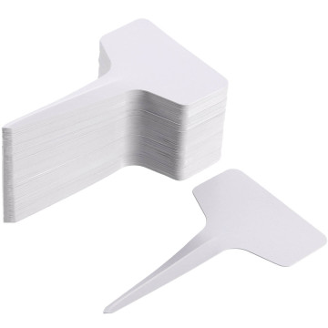 Hot Sale 200 Pack 6 x 10 cm Plant T-type Tags Plastic Garden Labels Tags Marker Waterproof, White