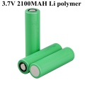 10pcs High Capacity 2100mah 3.7V Lithium Battery 18650 Box Mod Battery Mechanical Mod Battery Electric Tool Batteries