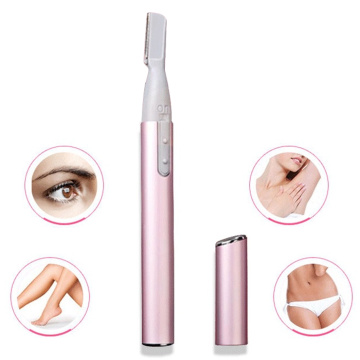 Mini Portable Electric Eyebrow Trimmer/Fashion Design With Eyebrow Comb Brush /Face Eyebrow Hair Body Blade Razor