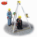 Confined Space Rescue Tripod with Self-lock Device