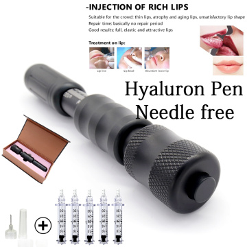 New 0.3ml No-Needle Mesotherapy gun atomizer hyaluronic stift pen lip dermal filler injector Anti-wrinkle meso hyaluron acid pen