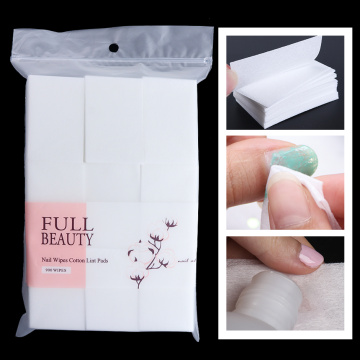 Lint-Free Napkins Pads Paper for Gel Vanish RemovalManicures Nail Wipers Cotton Cleanser Nail Polish Remover Makeup Tools GL1543