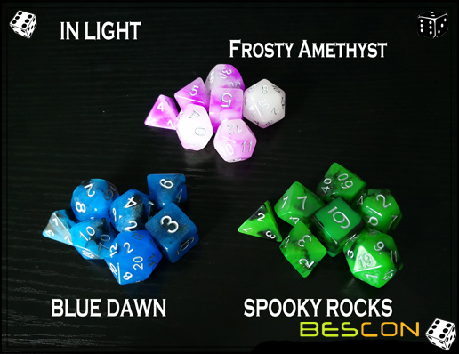 Frosty Amethyst&Spooky Rocks&Blue Dawn in Light