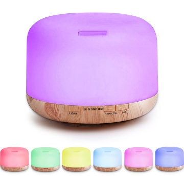 500ML Aroma Diffuser Ultrasonic Air Humidifier with LED Night Light for Home Room Electric Essential Oil Aromatherapy Diffuser