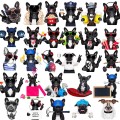 Various French Bulldogs DIY Patches On Cloths Iron On Heat Transfer Printing Stickers For Clothes T-shirt Appliques Washable