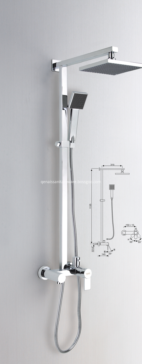 rainforest shower head