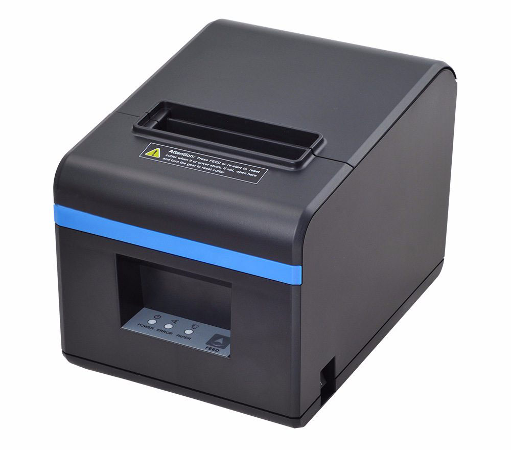 New arrived 80mm auto-cutter thermal receipt printer POS printer with USB/Ethernet /USB+Bluetooth port