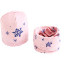 pinksnow hat scarf