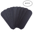 60pcs/pack Care Foot Grit Sanding Cloth Pro Pedicure Feet Care Refill Replacement for Stainless Metal Handle Files Foot Rasp