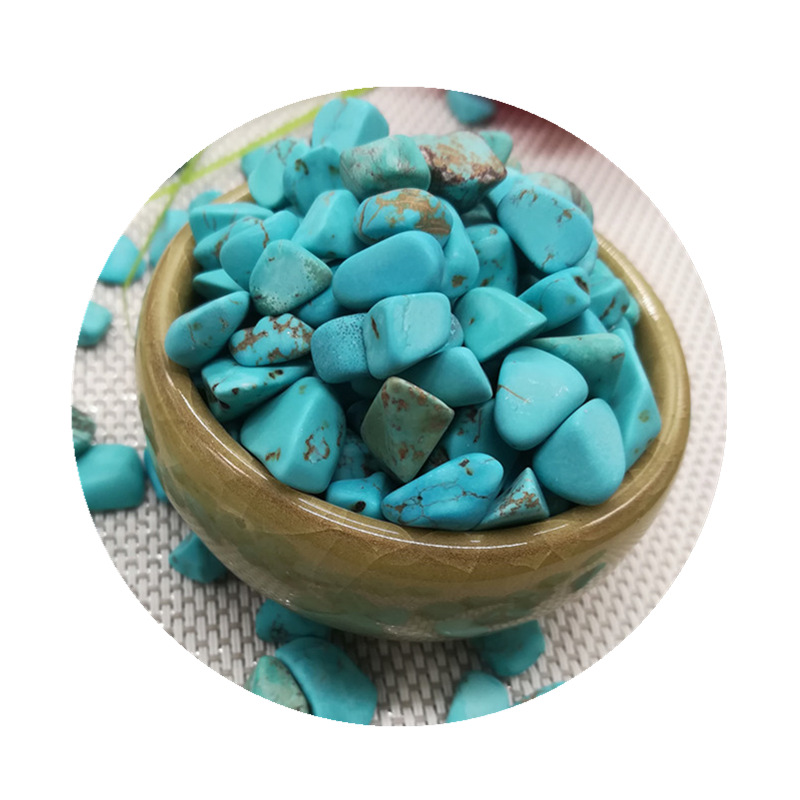 100g Turquoise Gravel Natural And Mineral Stones Healing Crystals Ore Specimen Reiki Chakras Decoration Witchcraft Supplies