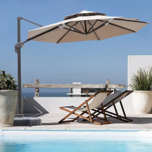 Outdoor Furniture Swimming Pool Patio Umbrella Sun Shade Market Umbrella With Hanging Cover