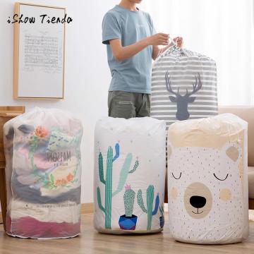 Foldable Storage Bag Clothes Blanket Quilt Closet Sweater Travel Luggage Underwear Organizer Box Pouch Home Storage Accessories