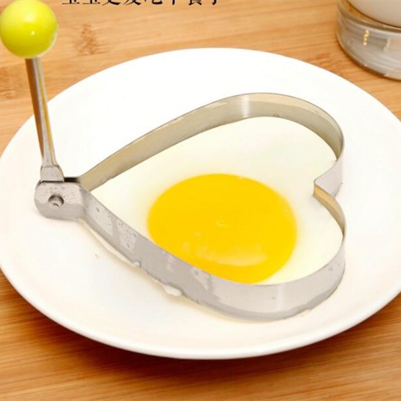 Kitchen Appliances Egg Shaper Omelette Mould Egg Pancake Rings Stainless Steel Form for Frying Eggs Tools Device Egg Shaped