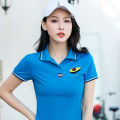 2020 Summer Short Sleeve Shirt Women 95% Cotton Embroidered Logo Women's Polo Shirts Femme Casual Golf Fashion T Shirt Tops